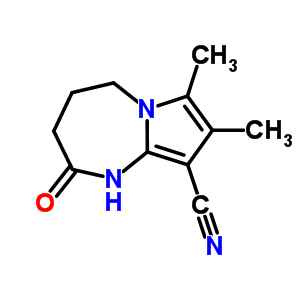 60138-29-6  7,8-dimethyl-2-oxo-2,3,4,5-tetrahydro-1H-pyrrolo[1,2-a][1,3]diazepine-9-carbonitrile