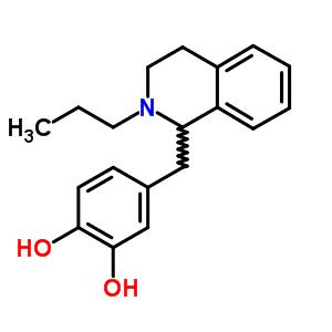 87590-49-6  4-[(2-propyl-1,2,3,4-tetrahydroisoquinolin-1-yl)methyl]benzene-1,2-diol