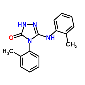 14290-34-7  4-(2-methylphenyl)-5-[(2-methylphenyl)amino]-2,4-dihydro-3H-1,2,4-triazol-3-one