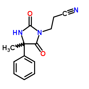 19282-98-5  3-(4-methyl-2,5-dioxo-4-phenylimidazolidin-1-yl)propanenitrile