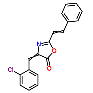 19508-17-9  4-(2-chlorobenzylidene)-2-(2-phenylethenyl)-1,3-oxazol-5(4H)-one