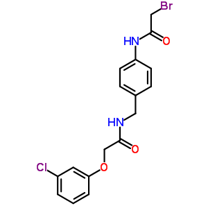 20209-73-8  2-bromo-N-[4-({[(3-chlorophenoxy)acetyl]amino}methyl)phenyl]acetamide