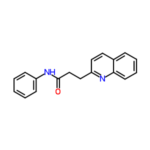 20745-55-5  N-phenyl-3-(quinolin-2-yl)propanamide