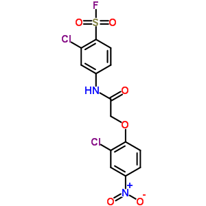 25292-74-4  2-chloro-4-{[(2-chloro-4-nitrophenoxy)acetyl]amino}benzenesulfonyl fluoride