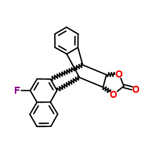 27525-65-1  9-fluoro-20,22-dioxahexacyclo[10.6.5.0~2,11~.0~3,8~.0~13,18~.0~19,23~]tricosa-2(11),3,5,7,9,13,15,17-octaen-21-one (non-preferred name)