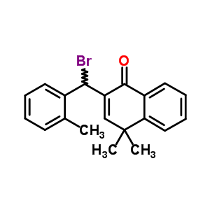 30765-46-9  2-[bromo(2-methylphenyl)methyl]-4,4-dimethylnaphthalen-1(4H)-one