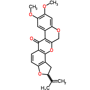 30990-44-4;3466-09-9  8,9-dimethoxy-2-(prop-1-en-2-yl)-1,2-dihydrochromeno[3,4-b]furo[2,3-h]chromen-6(12H)-one