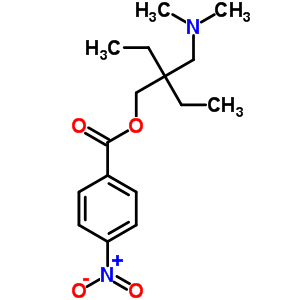 39943-27-6  2-[(dimethylamino)methyl]-2-ethylbutyl 4-nitrobenzoate