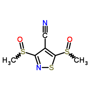 4886-20-8  3,5-bis(methylsulfinyl)-1,2-thiazole-4-carbonitrile