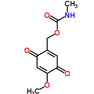 50827-61-7  (4-methoxy-3,6-dioxocyclohexa-1,4-dien-1-yl)methyl methylcarbamate