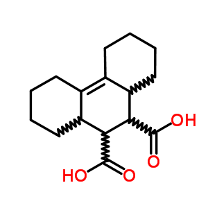 51037-21-9  1,2,3,4,5,6,7,8,8a,9,10,10a-dodecahydrophenanthrene-9,10-dicarboxylic acid