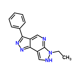 51700-68-6  6-ethyl-3-phenyl-6,7-dihydrodipyrazolo[3,4-b:3',4'-d]pyridine