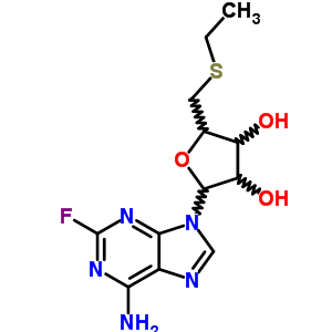53458-18-7  9-(5-S-ethyl-5-thiopentofuranosyl)-2-fluoro-9H-purin-6-amine