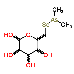 55094-20-7  6-Se-(dimethylarsanyl)-6-selenohexopyranose