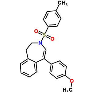56014-57-4  5-(4-methoxyphenyl)-3-[(4-methylphenyl)sulfonyl]-2,3-dihydro-1H-3-benzazepine