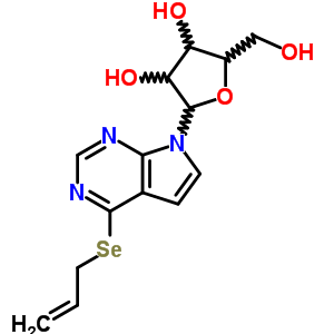 60870-18-0  7-pentofuranosyl-4-(prop-2-en-1-ylselanyl)-7H-pyrrolo[2,3-d]pyrimidine