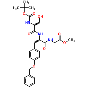 72186-04-0  methyl N-(tert-butoxycarbonyl)seryl-O-benzyltyrosylglycinate
