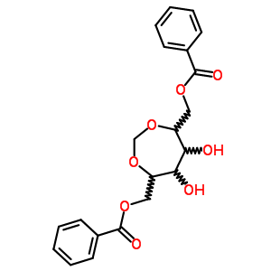 74628-94-7  (5,6-dihydroxy-1,3-dioxepane-4,7-diyl)dimethanediyl dibenzoate (non-preferred name)