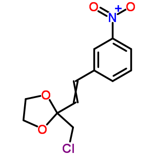 15473-83-3  2-(chloromethyl)-2-[2-(3-nitrophenyl)ethenyl]-1,3-dioxolane