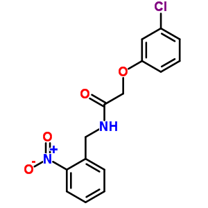 20209-83-0  2-(3-chlorophenoxy)-N-(2-nitrobenzyl)acetamide