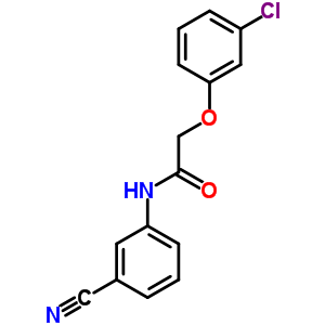 20213-41-6  2-(3-chlorophenoxy)-N-(3-cyanophenyl)acetamide