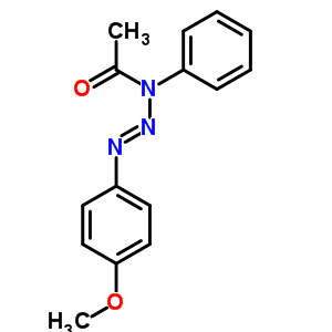 20567-31-1  1-[(2E)-3-(4-methoxyphenyl)-1-phenyltriaz-2-en-1-yl]ethanone