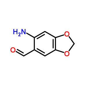 23126-68-3  6-amino-1,3-benzodioxole-5-carbaldehyde