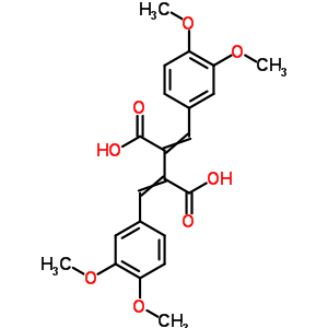 24289-99-4  bis(3,4-dimethoxybenzylidene)butanedioic acid