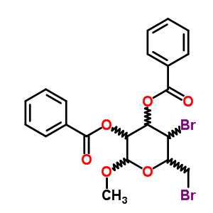 30572-01-1  methyl 2,3-di-O-benzoyl-4,6-dibromo-4,6-dideoxyhexopyranoside