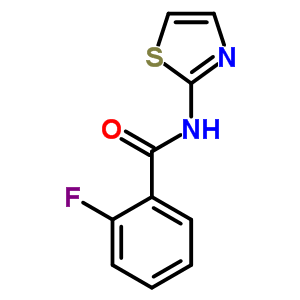 319-38-0  2-fluoro-N-(1,3-thiazol-2-yl)benzamide