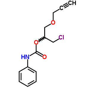 33212-02-1  1-chloro-3-(prop-2-yn-1-yloxy)propan-2-yl phenylcarbamate