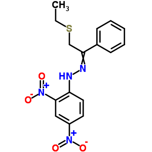 36734-46-0  1-(2,4-dinitrophenyl)-2-[2-(ethylsulfanyl)-1-phenylethylidene]hydrazine