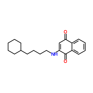 38528-38-0  2-[(4-cyclohexylbutyl)amino]naphthalene-1,4-dione