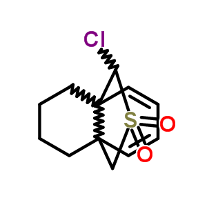 41065-42-3  9-chloro-1,2,3,4-tetrahydro-4a,8a-(methanothiomethano)naphthalene 10,10-dioxide