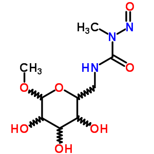 41110-59-2  methyl 6-deoxy-6-{[methyl(nitroso)carbamoyl]amino}hexopyranoside