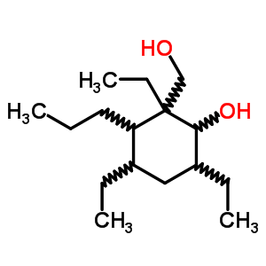 4187-58-0  2,4,6-triethyl-2-(hydroxymethyl)-3-propylcyclohexanol