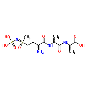41928-08-9  N-[(2S)-2-amino-4-(S-methyl-N-phosphonosulfonimidoyl)butanoyl]-L-alanyl-L-alanine