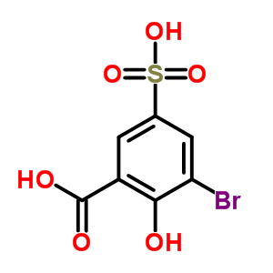 50390-26-6  3-bromo-2-hydroxy-5-sulfobenzoic acid