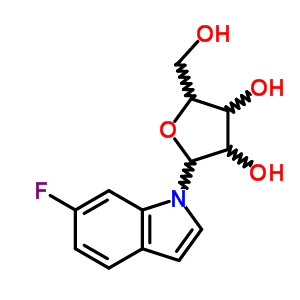 52579-22-3  6-fluoro-1-pentofuranosyl-1H-indole