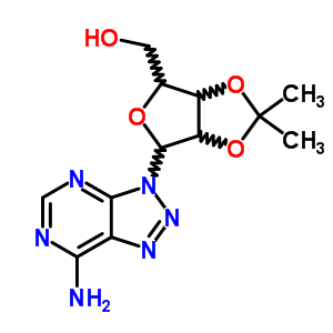 53458-40-5  3-[2,3-O-(1-methylethylidene)pentofuranosyl]-3H-[1,2,3]triazolo[4,5-d]pyrimidin-7-amine