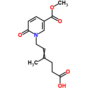 54719-39-0  6-[5-(methoxycarbonyl)-2-oxopyridin-1(2H)-yl]-4-methylhex-4-enoic acid