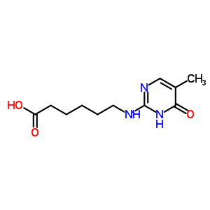 55684-47-4  6-[(5-methyl-6-oxo-1,6-dihydropyrimidin-2-yl)amino]hexanoic acid