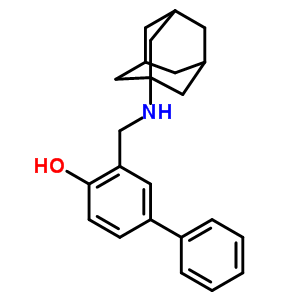 57553-16-9  3-[(tricyclo[3.3.1.1~3,7~]dec-1-ylamino)methyl]biphenyl-4-ol