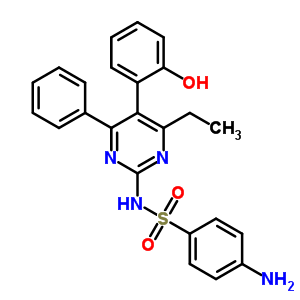 58416-76-5  4-amino-N-[4-ethyl-5-(2-hydroxyphenyl)-6-phenylpyrimidin-2-yl]benzenesulfonamide