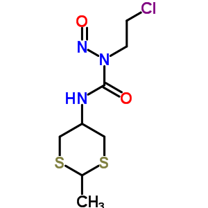 59414-39-0  1-(2-chloroethyl)-3-(2-methyl-1,3-dithian-5-yl)-1-nitrosourea