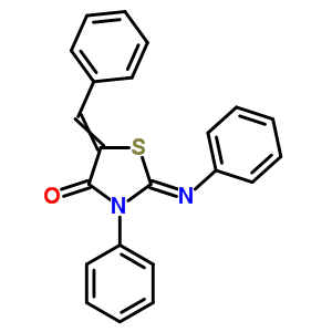 803-67-8  (2Z)-5-benzylidene-3-phenyl-2-(phenylimino)-1,3-thiazolidin-4-one