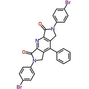 83794-05-2  2,6-bis(4-bromophenyl)-8-phenyl-1,2,6,7-tetrahydrodipyrrolo[3,4-b:3',4'-e]pyridine-3,5-dione