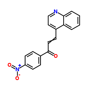 93656-30-5  1-(4-nitrophenyl)-3-(quinolin-4-yl)prop-2-en-1-one