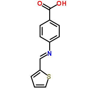 18015-03-7  4-{[(E)-thiophen-2-ylmethylidene]amino}benzoic acid