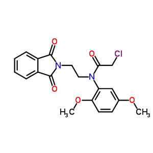 20406-64-8  2-chloro-N-(2,5-dimethoxyphenyl)-N-[2-(1,3-dioxo-1,3-dihydro-2H-isoindol-2-yl)ethyl]acetamide